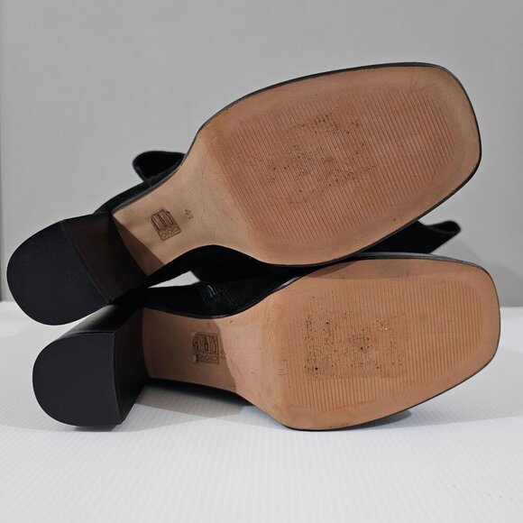 Free People Echo Over The Knee Boot Womens EU 41 Black Suede Tall Block Heel - Picture 13 of 15